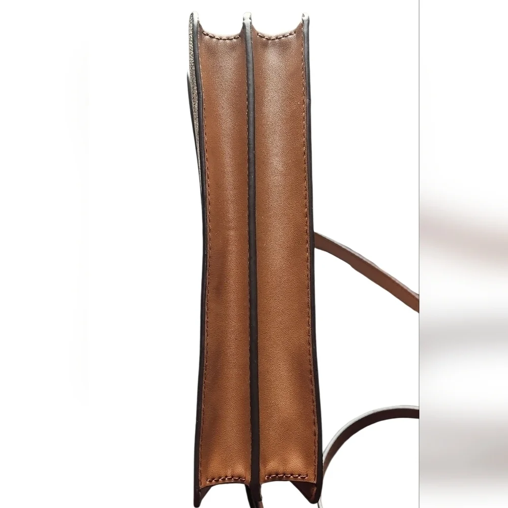 Michael Kors Beige and Brown Crossbody Bag
